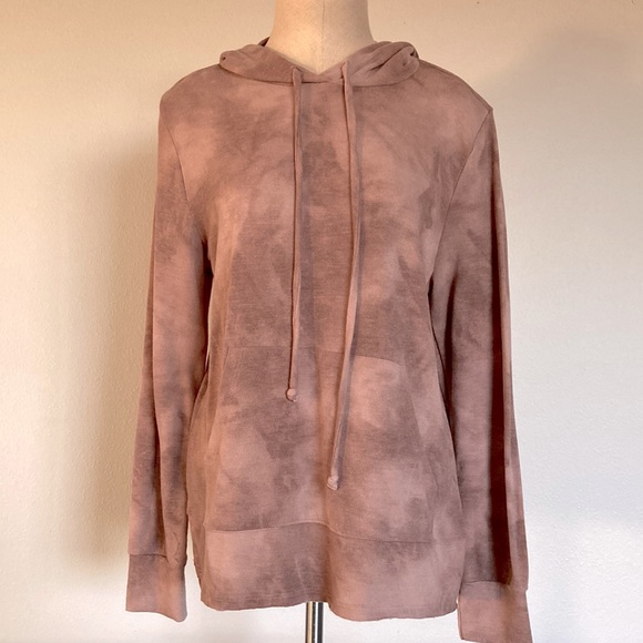 Kaileigh Tops - KAILEIGH, S, rose and lilac soft hoodie